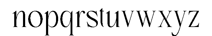 Gondhe Regular Font LOWERCASE