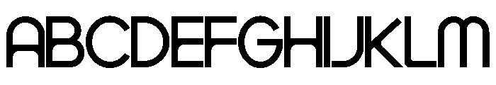 Gondola Font UPPERCASE