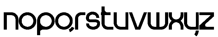Gondola Font LOWERCASE