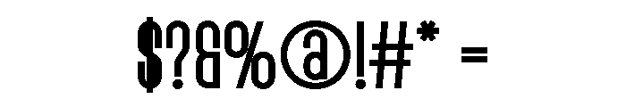 Gonela Bold Font OTHER CHARS