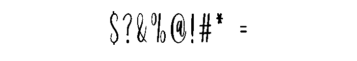 Gonestones Font OTHER CHARS