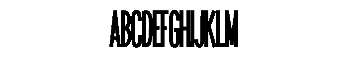 Gonetera Font UPPERCASE