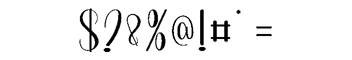 Good Alphabet Font OTHER CHARS