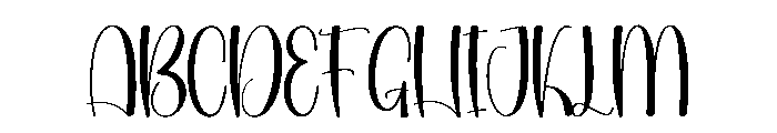 Good Alphabet Font UPPERCASE
