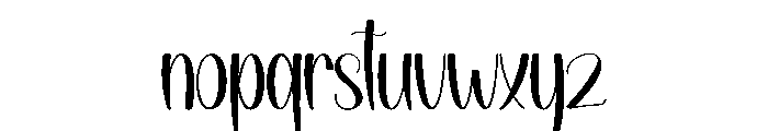 Good Alphabet Font LOWERCASE