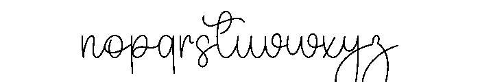 Good Amazing Font LOWERCASE
