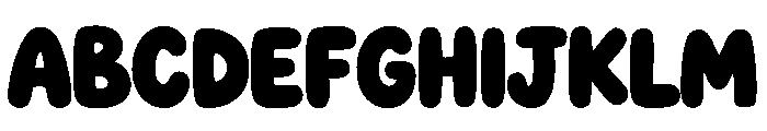 Good Bestie Font UPPERCASE