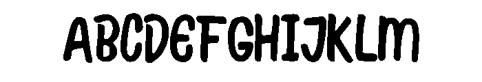 Good Children Regular Font UPPERCASE