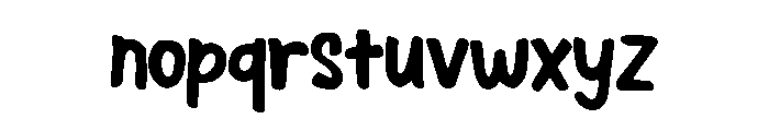 Good Children Regular Font LOWERCASE