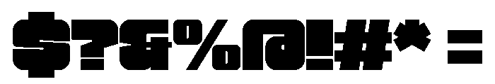 Good Chunk Regular Font OTHER CHARS