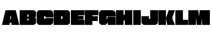 Good Chunk Regular Font UPPERCASE