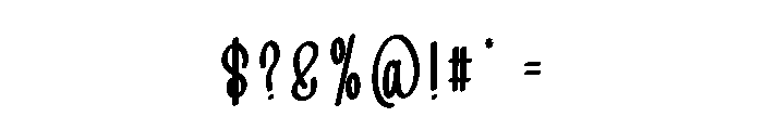 Good Fighter Font OTHER CHARS