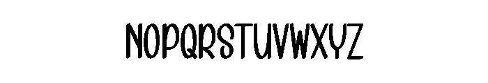 Good Fighter Font LOWERCASE