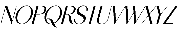 Good Flash Italic Font LOWERCASE