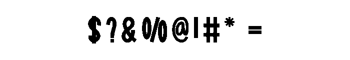 Good Food Font OTHER CHARS