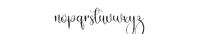 Good Handmade Font LOWERCASE