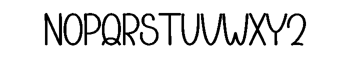 Good Heart Font UPPERCASE