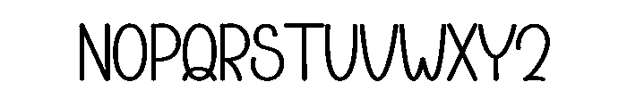 Good Heart Font LOWERCASE