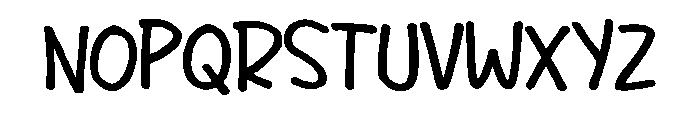 Good Human Handwriting Regular Font UPPERCASE