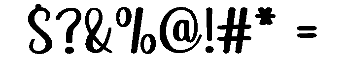 Good March Font OTHER CHARS