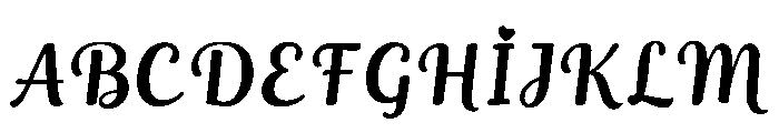 Good March Font UPPERCASE