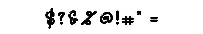 Good Marrie Font OTHER CHARS