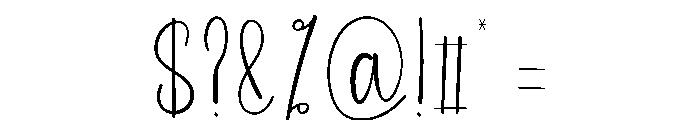 Good Newyear Font OTHER CHARS