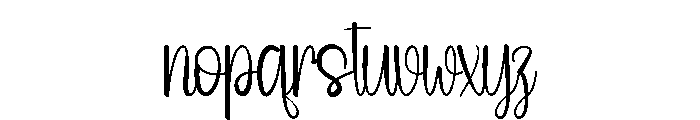 Good Newyear Font LOWERCASE