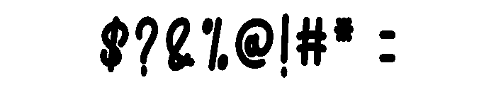 Good Options Font OTHER CHARS