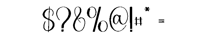 Good Thanksgiving Font OTHER CHARS