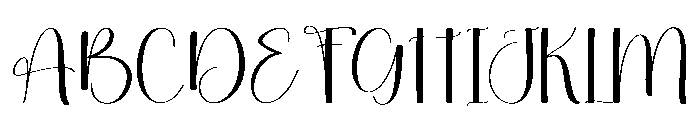 Good Thanksgiving Font UPPERCASE
