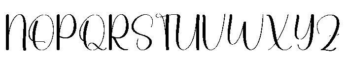 Good Thanksgiving Font UPPERCASE