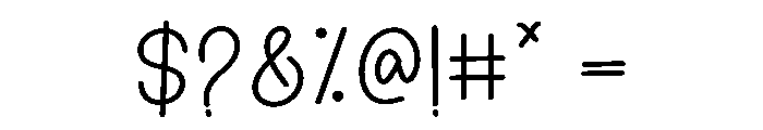 Good Vibes1 Font OTHER CHARS