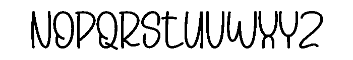 Good Vibes1 Font UPPERCASE