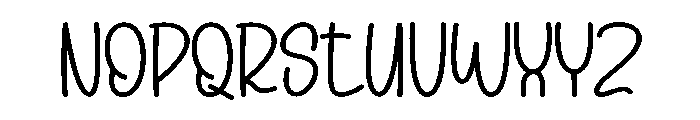 Good Vibes1 Font LOWERCASE