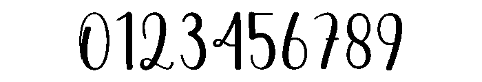 Goodbye February Font OTHER CHARS