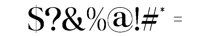 Gooding Font OTHER CHARS