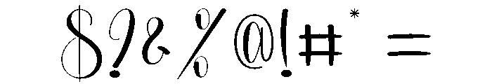Goodnight1 Font OTHER CHARS