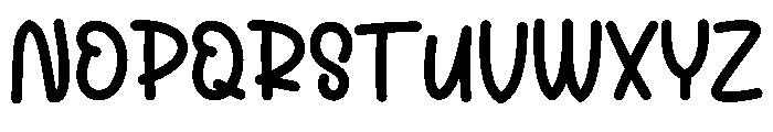 Goody Alrights Font UPPERCASE