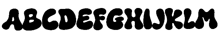 Gooey Smile Basic Font UPPERCASE