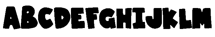Goofy Comic Regular Font UPPERCASE