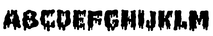 Goozilla Font UPPERCASE