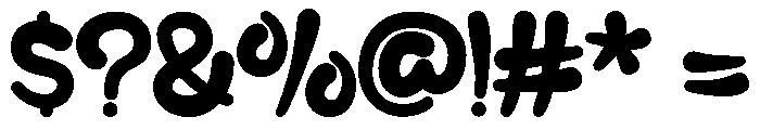 Gope Regular Font OTHER CHARS