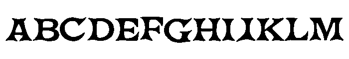 Gopher_Retro Font UPPERCASE
