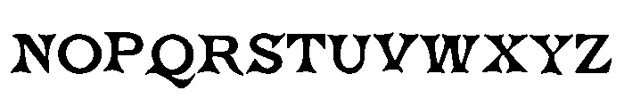 Gopher_Retro Font UPPERCASE