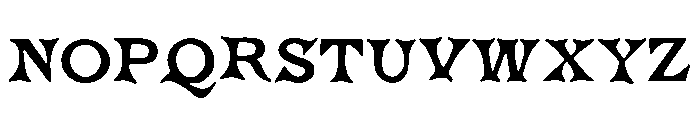 Gopher_Retro Font LOWERCASE
