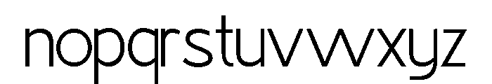 Gorcha Regular Font LOWERCASE