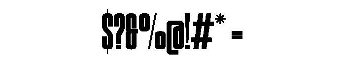 Gordan Regular Font OTHER CHARS