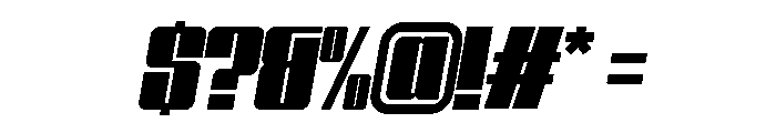 Gordi Oblique Font OTHER CHARS