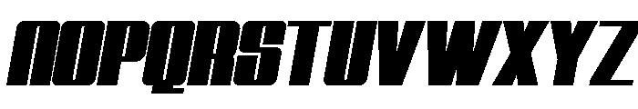 Gordi Oblique Font UPPERCASE